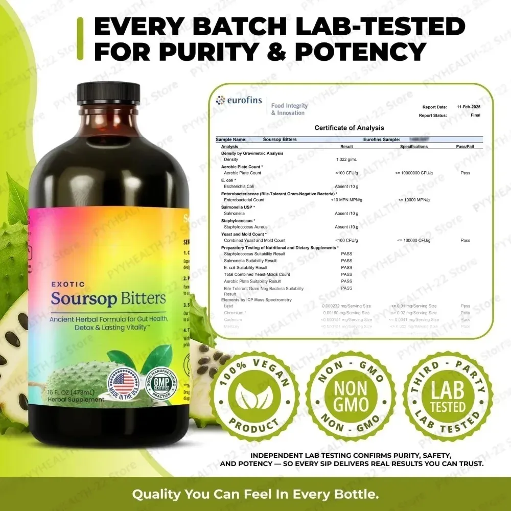 Soursop Bitters Liquid for Dig - огляд і ціна Bitters Bottle Set