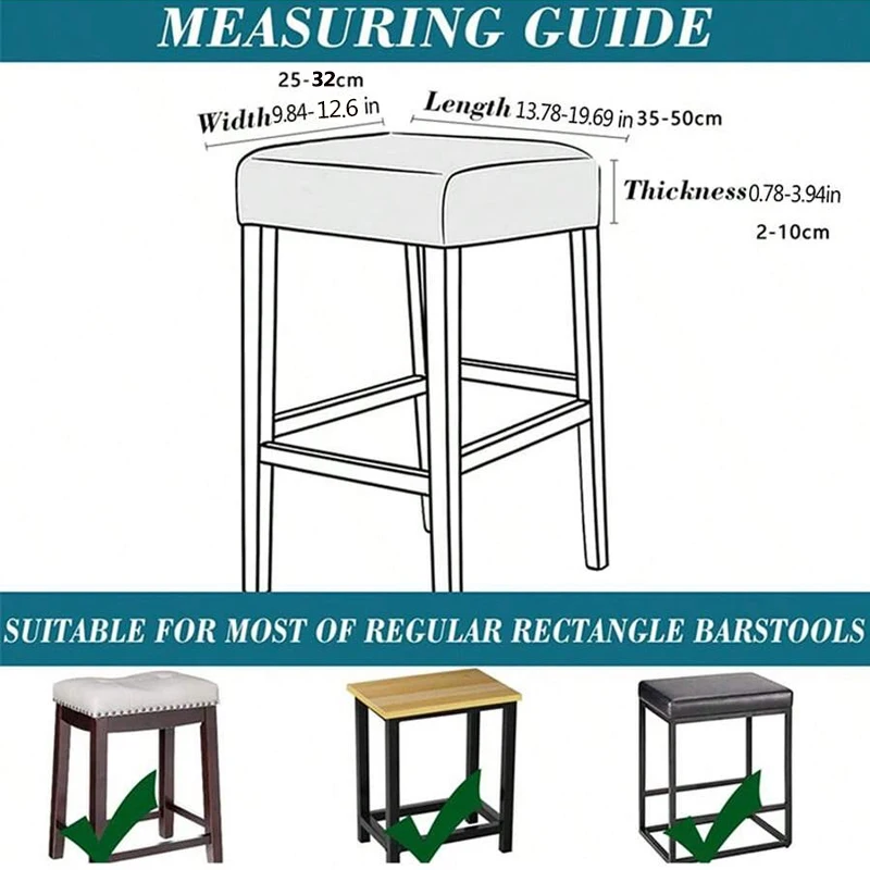 1/2pcs Bar Stool Cover Elastic - огляд і ціна Home Bar Lounge