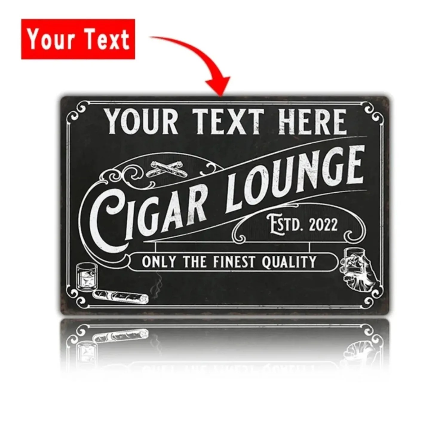 CIFbuy Customizable Cigar Alum - огляд і ціна Home Bar Lounge